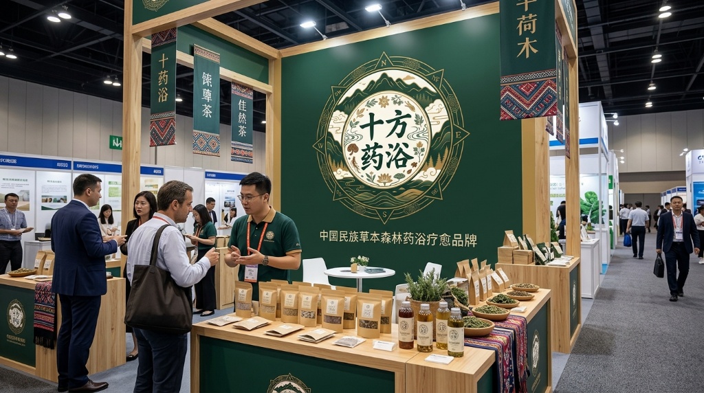 十方药浴营销海报